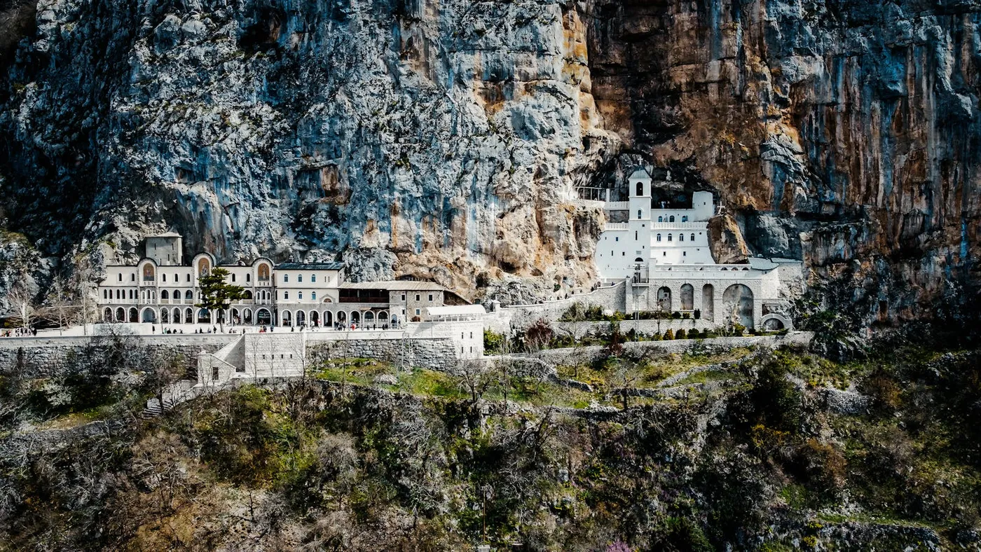 Driving to Ostrog Monastery from Podgorica